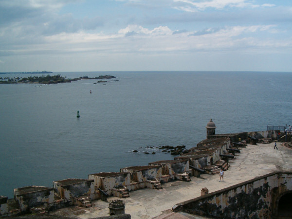 Entrance of the harbor.