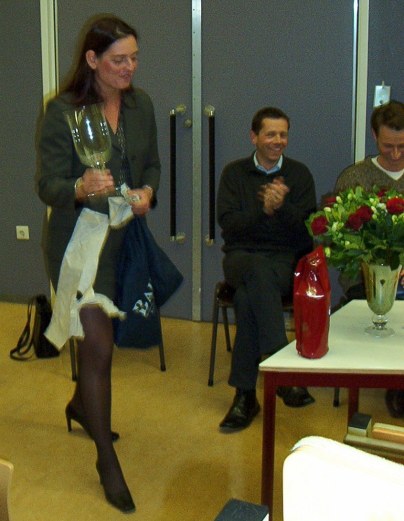 Present: a huge vase.