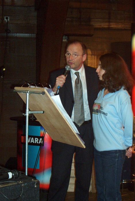 Sasha with Kees Driehuis.