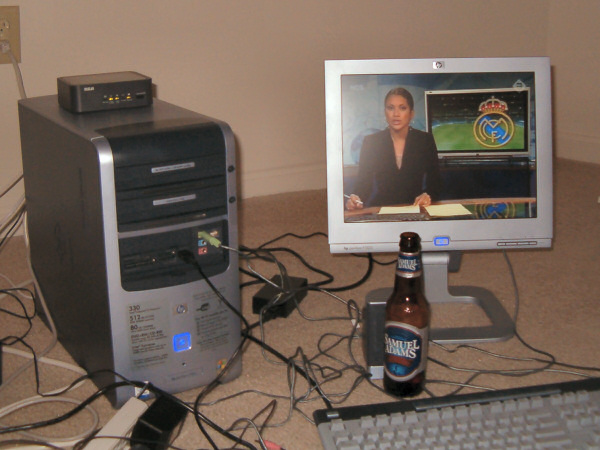 Internet in our apartment.