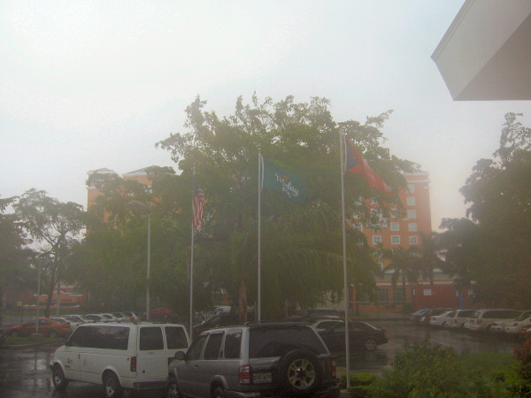 A rainy Wednesday morning in Puerto Rico.