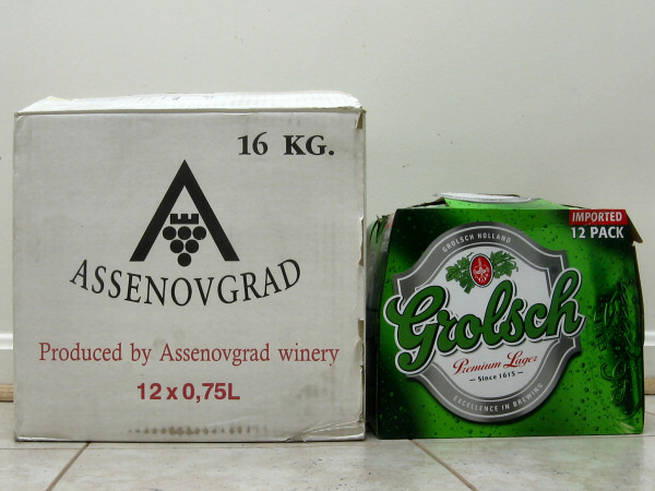 Asenovgrad Mavrud & Grolsch.
