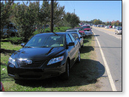 A great parking spot.