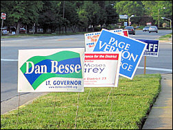 Elections in North Carolina.