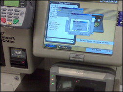 Self service checkout crashed.