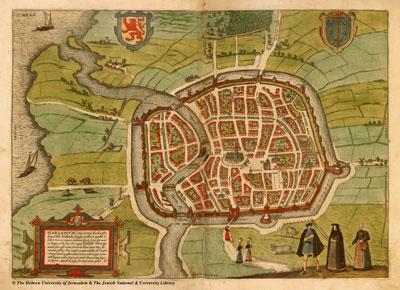 Map of Haarlem.